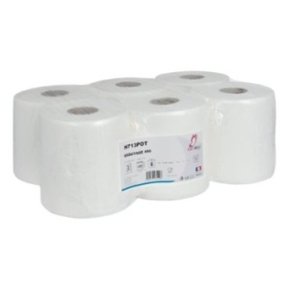 Bobine dévidage central blanche