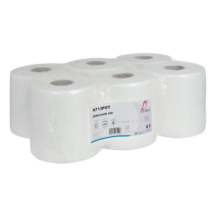 Bobine dévidage central blanche