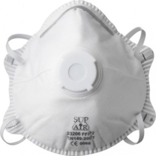 Masque filtrant à coque avec valve FFP2