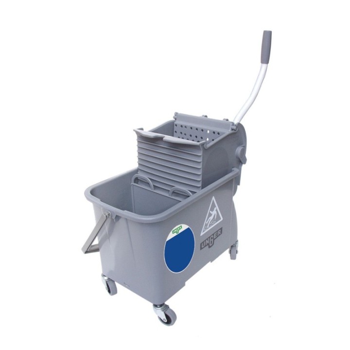 Seau bibac à roulettes SmartColor 15L Unger