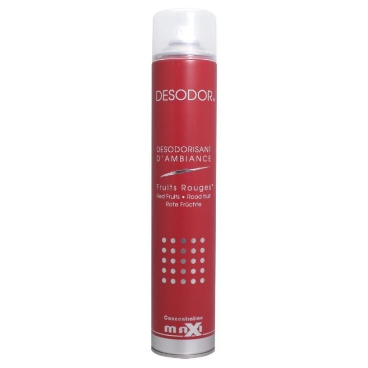 Désodorisant 750ml parfum Fruit rouge | Aérosols professionnel haute performance