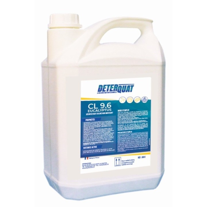 Deterquat CL 9.6  Eucalyptus | Désinfectants professionnel haute performance