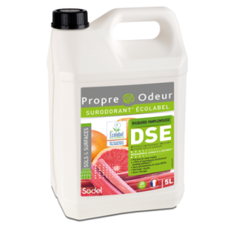 DSE Rhubarbe pamplemousse 5L Ecolabel | Nettoyant sol professionnel haute performance
