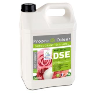 DSE Rose litchi 5L Ecolabel | Nettoyant sol professionnel haute performance