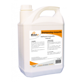ECLADOR- Shampooing moquette 5L | Nettoyant textile professionnel haute performance
