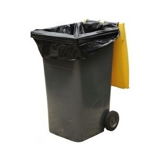 Housse Conteneur 340L NOIR (100) | Sacs déchets professionnel haute performance