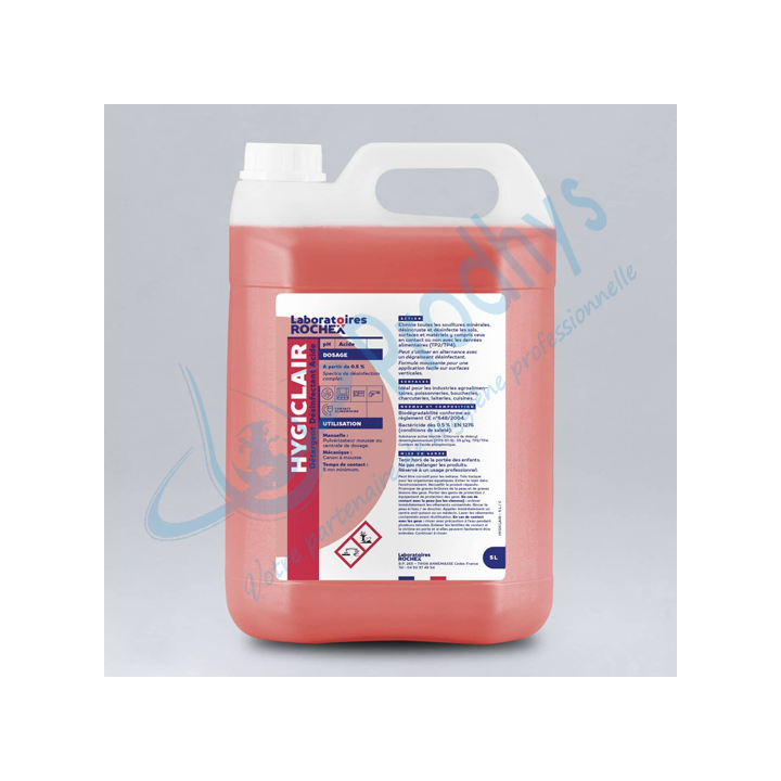 HYGICLAIR 5L | Alimentaire professionnel haute performance