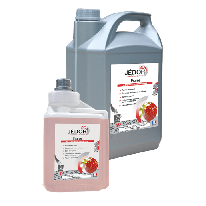 JEDOR 2D Fraise 1L | Nettoyant sol professionnel haute performance