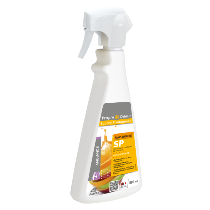 Propr'Odeur- Spray SP Pamplemousse 500ml | Détergent neutre désodorisant professionnel haute performance