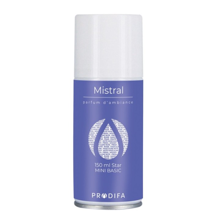 Recharge aérosol Minibasic Mistral 150ml Prodifa | Aérosols professionnel haute performance
