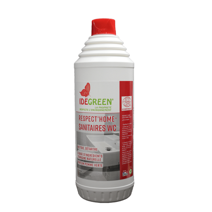 RESPECT'HOME Sanitaires WC Gel 1L Ecocert | Détartrants professionnel haute performance