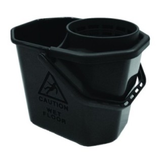 Seau unibac noir ICA | Chariots professionnel haute performance