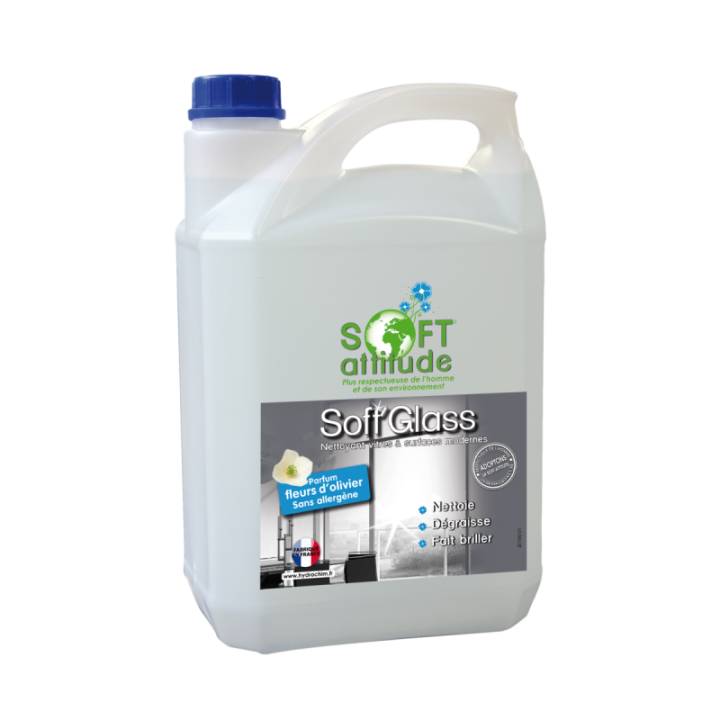 Soft’Glass 5L | Nettoyant surface Surodorant professionnel haute performance
