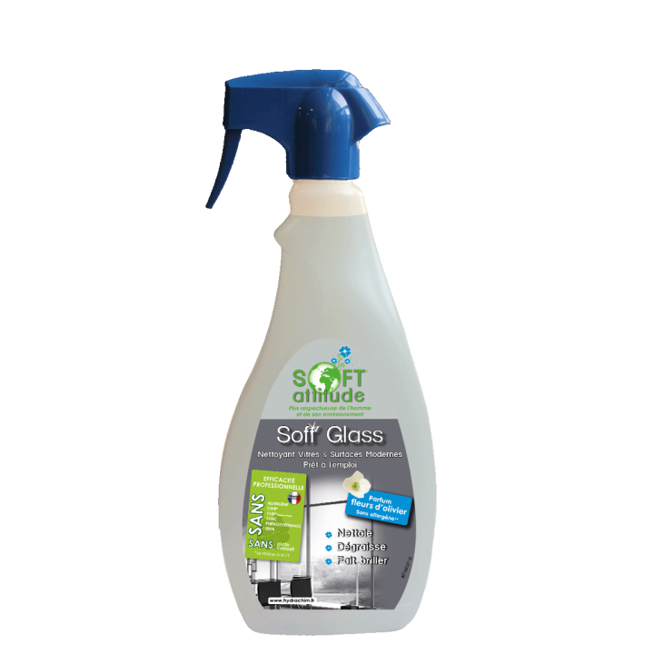 Soft’Glass 750ml | Nettoyant surface Surodorant professionnel haute performance