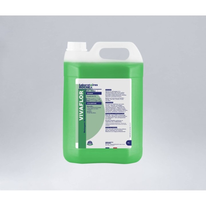 VIVAFLOR Thé Vert 5L | Nettoyant sol professionnel haute performance